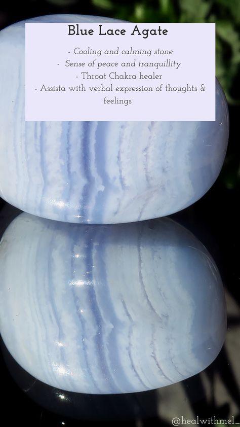 Calming Stones, Blue Lace Agate, Thoughts And Feelings, Lace Agate, Healing Properties, Blue Lace, Fossil, Agate, Spirituality