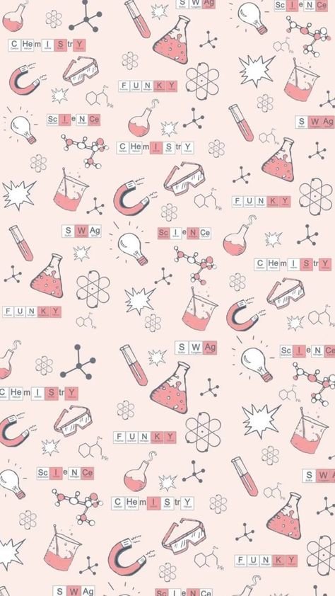 Science Lover Wallpaper, Wallpaper Backgrounds Science, Aesthetic Chemistry Background, Chemistry Astethic, Aesthetic Chemistry Wallpaper, Wallpaper Science Aesthetic, Pink Chemistry Aesthetic, Pink Biology Aesthetic, Science Asthetic Picture