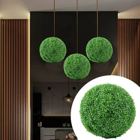 Description: Enhance your living space with our exquisite artificial plant topiary ball. Available in various sizes and styles, these topiary balls are perfect for adding a touch of nature to any room or office. Crafted from high-quality plastic, they are durable and UV-resistant, ensuring long-lasting beauty indoors or outdoors. With their lifelike appearance and no-maintenance design, these artificial plant topiary balls are ideal for year-round decoration. Place them in your house, kitchen, w Moss Topiary, Drought Tolerant Landscape Front Yard, Plant Topiary, Topiary Balls, Front Porch Garden, Round Decoration, Kitchen Windowsill, Drought Tolerant Landscape, Artificial Plants Outdoor