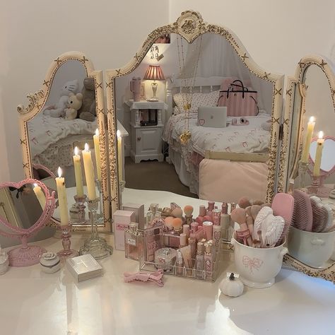 Evenings in my bedroom˖ ⋆⊹ 🕯️🏹🩰🧸 Use code “ROSEDOLL” for $ off on @flowerknows_global (My photos!- please credit when reposting on any platform ♡) Coquette Bedroom, Beautiful Bedroom Decor, Dream Bedroom Inspiration, Luxury Room Bedroom, Chic Bedroom Decor, Coquette Girl, Cute Bedroom Ideas, Vintage Coquette, Princess Room