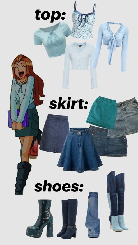 totally spies sam outfit?? #totallyspies #sam Totally Spice Outfit, Undercover Spy Outfit, Totally Spies Inspired Outfits, Totally Spies Sam Outfits, Totally Spies Aesthetic Outfits, Totally Spies Costume, Cartoon Inspired Outfits, Totally Spies Fashion, Totally Spies Outfits