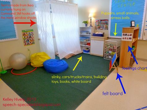 The Dynamic Duo: Check Out Our Sensory Break Space! Sensory Break Room, Sensory Area In Classroom, Sensory Room Ideas Schools, Sensory Bedroom, Break Area, Sensory Classroom, Sensory Therapy, Sensory Motor, Special Ed Teacher