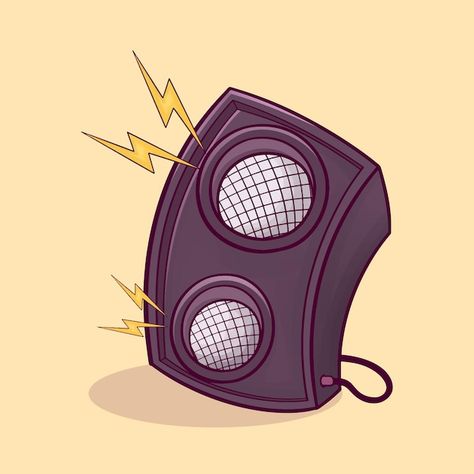 Loud Speaker Drawing, Speaker Illustration Art, Loud Noises Illustration, Loud Noises Drawing, Loud Drawing, Loud Illustration, Speaker Tattoo, Noise Illustration, Speaker Logo