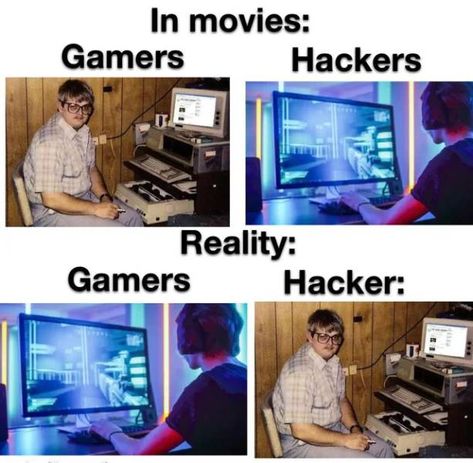 Programmer Jokes, Funny Gaming Memes, Programmer Humor, Great Memes, Memes Anime, Memes Humor, Gaming Memes, Really Funny Memes, Funny Games