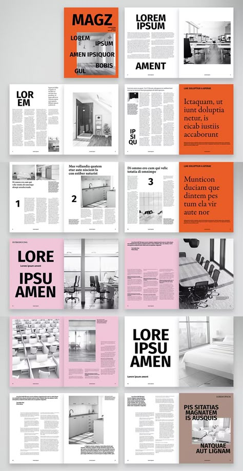 Product Design and Architecture Publication Brochure Template InDesign Architecture Publication Design, 3 Column Layout Design, Architecture Magazine Design, Documentation Layout, Indesign Layouts, Publication Layout, Magazine Design Layout, Booklet Design Layout, Booklet Layout