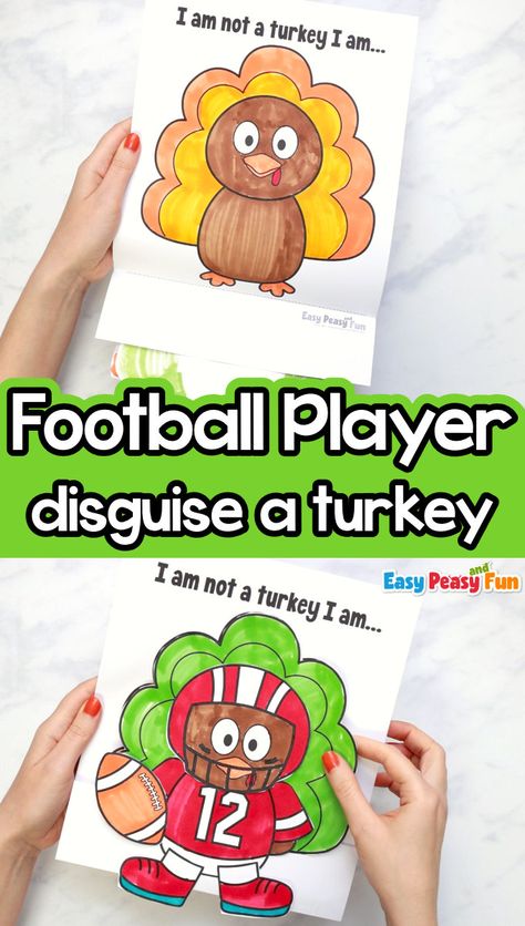 Disguise A Turkey Hunter, Disguise A Turkey Ninja Turtle, Turkey Disguise Template Printable, Football Turkey Disguise, Turkey Disguise Project Football Player, Disguise A Turkey Football Player, Easy Turkey Disguise Ideas, How To Disguise A Turkey, Disguise A Turkey Template