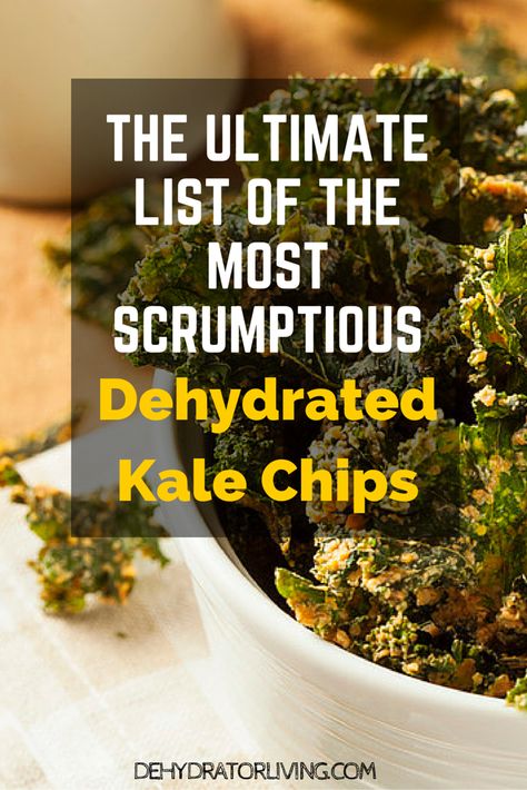 Dehydrated Kale, Dehydrated Kale Chips, Food Dehydrator Recipes, Dehydrated Recipes, Recipes Kale, Chips Recipes, Food Dehydration, Kale Chip Recipes, Carb Cycling Diet