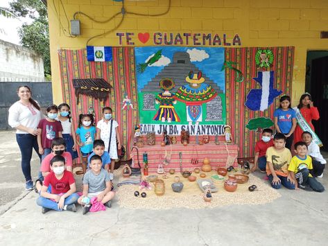 Guatemala, Abc, Mural, Art