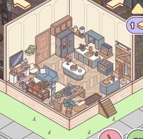 Adorable Home Game Design Ideas, Pocket Love, Glass Tumbler Design, Free House Design, Japanese Room, Adorable Homes Game, House Games, Pocket Game, Room Ideas Aesthetic