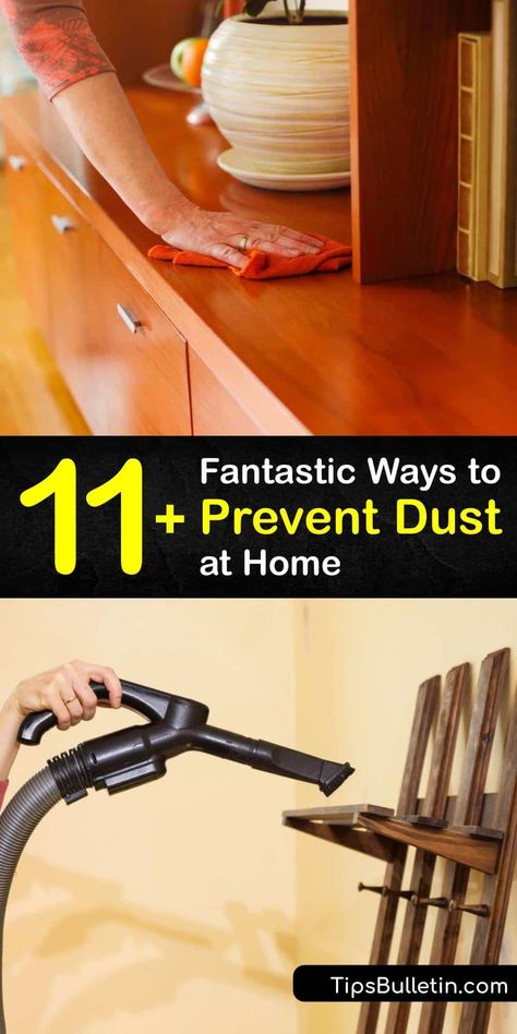 How To Keep Dust Off Furniture, How To Prevent Dust In Your Home, Prevent Dust In House, Dusty House, Diy Household Cleaners, Dusting Spray, Fabric Softener Sheets, Hvac Filters, Furnace Filters