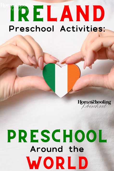 Ireland Preschool Activities - Preschool Around the World Ireland Preschool Activities, Ireland Crafts For Kids, Preschool Around The World, Ireland Crafts, Ireland Activities, Family Day Activities, International Family Day, Bingo For Kids, Irish Party