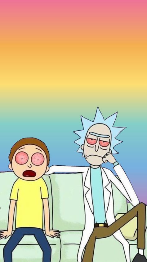 Rick Amd Morty Wallpapers Hd, Rick And Morty High Wallpaper, High Cartoon Characters Wallpaper, Morty Smith Wallpaper, High Rick And Morty, High Characters Aesthetic, High Cartoons Aesthetic, Rick And Morty High, Rick And Morty Wallpaper Iphone