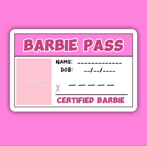 Ideas For Boutique, Ticket Cinema, Homecoming Campaign, Logo Design Unique, Barbie Party Decorations, Barbie Theme Party, Boutique Logo Design, Barbie Birthday Party, Barbie Theme