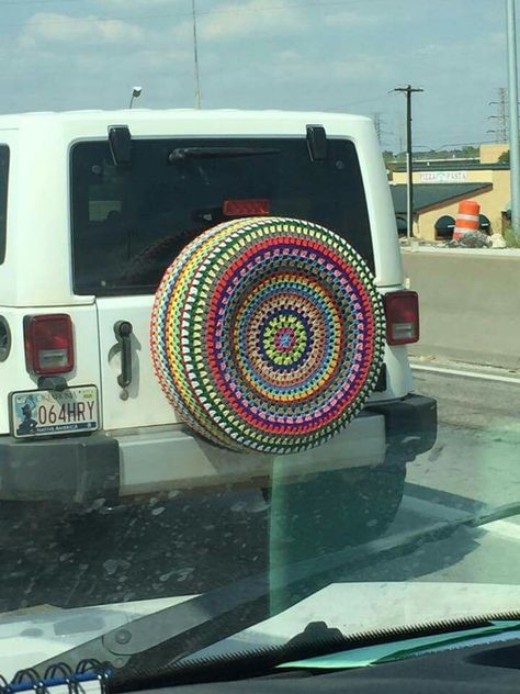 Crochet Tire Cover, Yellow Jeep, Fiber Crafts, Betty White, Tire Cover, Car Stuff, My Dream Car, Wild And Free, Dream Car