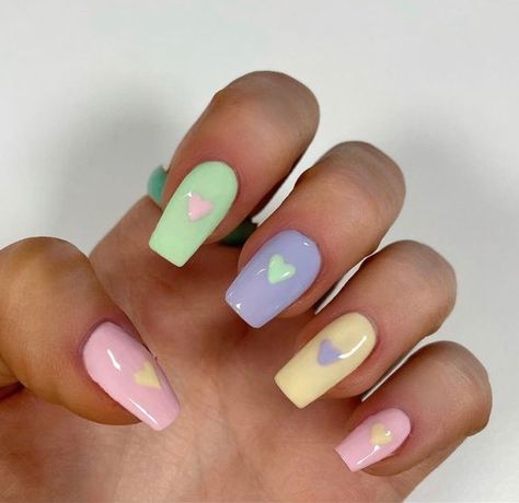 Are you looking for the best Easter nail ideas? Then, you have to take a closer look at our gallery. Here are amazing Easter nail designs and ideas. Easter Nails - Easter nails acrylic easter nails acrylic easter nails design easter nails easy easter nails design spring easter nails 2023 #easternailsacrylic #easternailsdesign #easternailseasy #easternailsdesignspring #easternailscoffin #easternails2023 #easternailsideas #easternailsgel #easternailsshort #easternailssimple Cute Pastel Nail Art Summer, Easter Spring Nails Short, Pastel Colors Nails Design, Acrylic Nail Designs Pastel Colors, Cute Simple Pastel Nails, Pastel Nails Heart, Pastel Short Nails Designs, Easter Acrylic Nails Short, Simple Nail Ideas Colorful