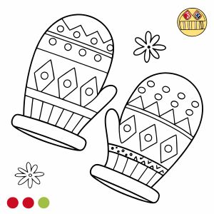 Coloring page of cut mittens - Recraft The Mitten, 3d Images, Winter Ideas, Icons 3d, Christmas Winter, Felt Crafts, Coloring Page, Vector Art, Coloring Pages