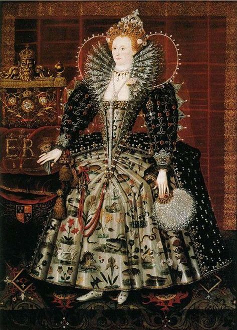 Anna Boleyn, Ratu Elizabeth, Fashion History Timeline, Coronation Robes, Elizabethan Fashion, Elizabethan Era, Tudor History, Reine Elizabeth, Jane Seymour