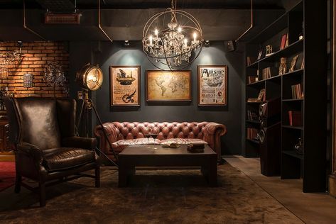 Gentlemans Room, Zigarren Lounges, Bar Lounge Room, Speakeasy Decor, Whiskey Lounge, Bourbon Room, Home Office Man Cave, Whiskey Room, Home Bar Rooms