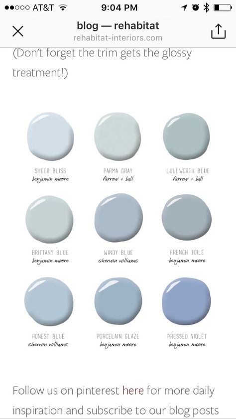 Wedge Wood Blue Paint, Eggshell Blue Paint Color, Benjamin Moore Pale Blue Paint Colors, Best Pale Blue Paint Colors, Ice Blue Paint Color, Paint Blending, Coastal Paint Colors, Coastal Paint, Light Blue Paints