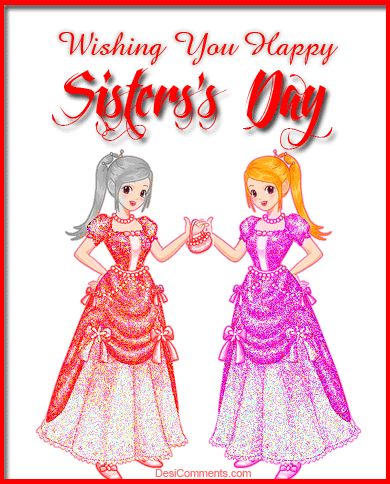 Happy Sister's Day Happy Sisters Day, Sister's Day, Happy Friendship Day Images, Sisters Day, Friendship Day Images, Happy Sisters, Sister Love Quotes, Mothers Day Gif, Good Morning Happy Friday