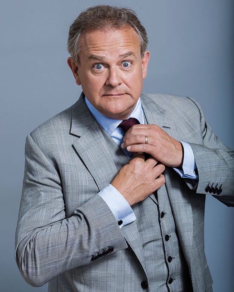 Hugh Bonneville on Instagram: ““At which point the Minister was propelled out of the window by the force of his own gas. And that, I have to say, was very much that.” • •…” Lord Grantham, Robert Crawley, Hot Takes, Hugh Bonneville, November 13, Slim Fit Suit, Funny Face, Favorite Actors, Downton Abbey