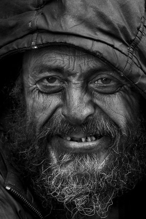 Old Faces, Street Portrait, Homeless People, Foto Art, Face Expressions, Black And White Portraits, Human Face, People Of The World, Many Faces