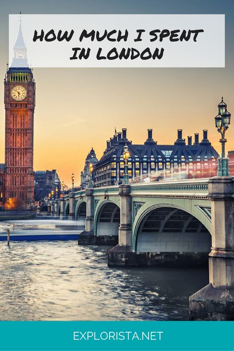 Budgeting for a 4-day trip to London! How much I spent on my recent getaway... via Explorista What To Pack For London, London Packing List, Traveling To London, Bucket List Europe, London Bucket List, Travel Guide London, Trip To London, Packing Lists, Backpacking Europe