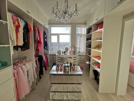 Bedroom Turned Closet, Spare Room Closet, Closet Rooms, A Walk In Closet, Closet Organized, Castle Rooms, Big Closet, Beauty Room Vanity, Room Organization Bedroom