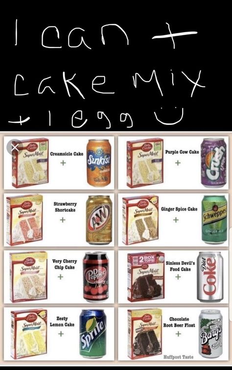 Soda And Cake Mix Recipes, Soda Cake Mix Recipes, Ww Cake Mix Recipes, Cake Mix Soda Recipes, Sugar Free Poke Cake, Cake Mix And Soda Recipes, Cake Mix Low Calorie Desserts, Sugar Free Cake Mix Cookies, Zero Sugar Cake Mix Recipes