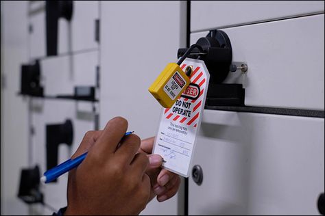 Worker Safety, Lockout Tagout, Lock Out, Electrical Code, Graphic Shapes Design, Health Administration, Safety Net, Safety Training, Facility Management