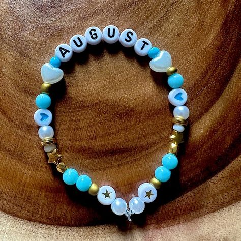 Taylor Swift Handmade Friendship Beaded Bracelet
“August” Phone Bracelet, Taylor Swift Jewelry, Taylor Swift Merch, Protection Bracelet, Clear Plastic, Made By Me, Beaded Bracelet, Taylor Swift, Swift