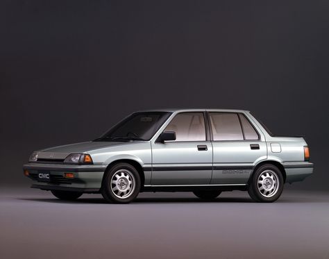 1985 Honda Civic Si Sedan Gray Honda Civic, Civic Wonder, Kawasaki Heavy Industries, Ducati Motor, Motogp Race, Acura Cars, Japanese Motorcycle, Honda Motors, Yamaha Motor