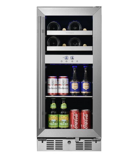 Buttery Chardonnay, Wine And Beverage Cooler, Stainless Steel Shelving, Beverage Coolers, Wine Coolers Drinks, Beverage Refrigerator, Wine Shelves, Coffee Bar Home, Beverage Cooler