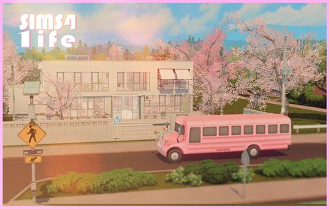 Sims 4 Japanese House, 80s Vaporwave, Sims 4 Content, Japanese High School, Sims 4 Anime, Sims 4 Body Mods, Tumblr Sims 4, Jem And The Holograms, Sims House Design