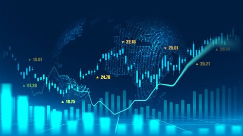 Stock market or forex trading graph Prem... | Premium Vector #Freepik #vector #abstract Trading Graph, Stock Market Graph, Currency Trading, Candlestick Chart, Trading Courses, Stock Broker, Stock Market Investing, Forex Market, Trading Charts