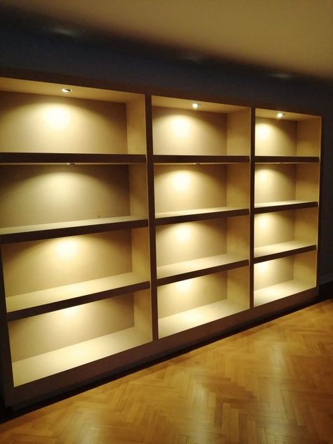 Bookshelf With Lighting, Backlit Bookshelves, Lighted Bookshelves, Bookshelves With Lights, Bookshelves Lighting, Bookshelf Lighting, Large Bookshelves, Bookcase Lighting, Library Shelves