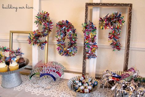 Building Our Hive: New Year Tinsel Banner and Toppers Christmas Clearance, After Christmas, Cupcake Toppers, Ladder Decor, Lifestyle Blog, Cupcake, Lifestyle, Building