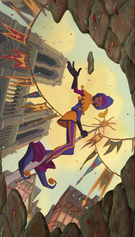 from the Hunchback of Notre Dame (1996) Clopin Trouillefou, Notre Dame Wallpaper, Notre Dame Disney, Bells Of Notre Dame, Anastacia Disney, Esmeralda Disney, The Hunchback Of Notre Dame, Animation Disney, Hunchback Of Notre Dame