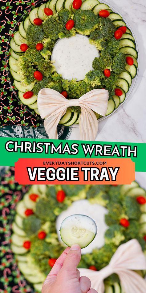 Christmas Wreath Veggie Tray is a delicious and festive appetizer that’s perfect for any holiday gathering. Easy to make and perfect for sharing. Veggie Wreath Christmas, Christmas Veggie Board, Christmas Veggie Tray Holiday Parties, Holiday Relish Tray, Wreath Veggie Tray, Baby Shower Veggie Tray, Christmas Vegetable Tray, Thanksgiving Relish Tray, Christmas Veggie Platter