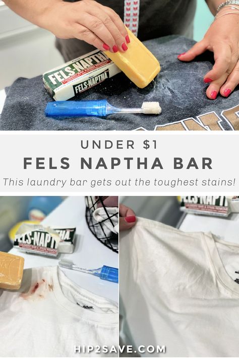 How To Use Fels Naptha Bar, Fels Naptha Laundry Detergent, Laundry Whitening, Laundry Soap Bar, Laundry Bar, Stain Remover Clothes, Anna Miller, Fels Naptha