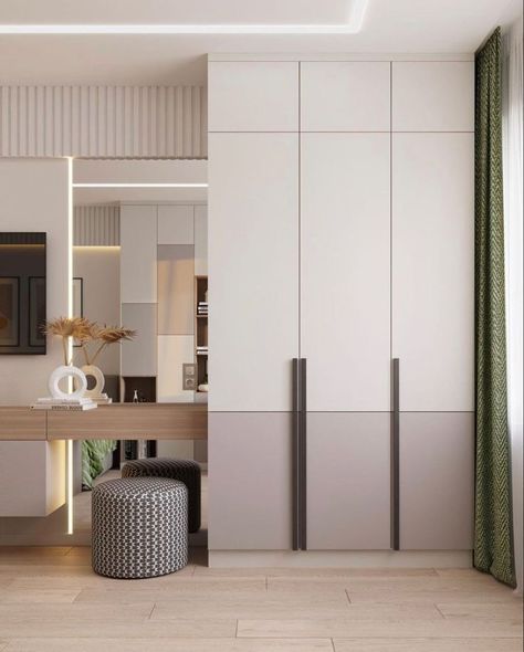 Wardrobe Dresser Design, Wardrobe With Dresser Designs, Shutter Wardrobe Designs, 5 Door Wardrobe Design, Bedroom Cupboards Modern, Wardrobe Shutter Design Modern, Wardrobe With Dresser, Wardrobe Design Bedroom Modern, Wardrobe Shutter Design