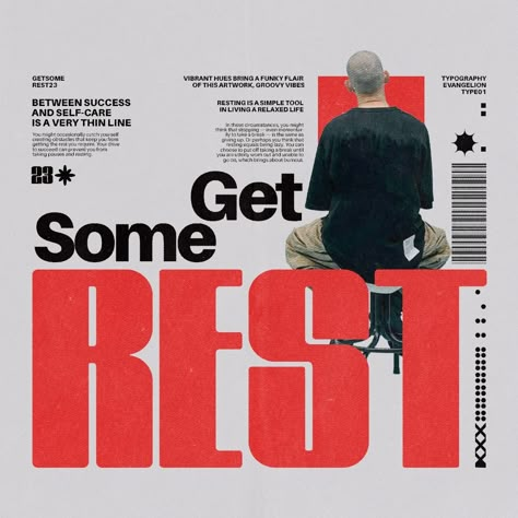 A new experiment on typography animation, creating this magazine-style layout. I am really having a lot of fun animating text and a lot of… | Instagram Typography Animation, Typography Magazine, Graphic Design Typography Poster, Magazine Fonts, Get Some Rest, Trending Fonts, Process Infographic, Graphic Trends, Text Layout