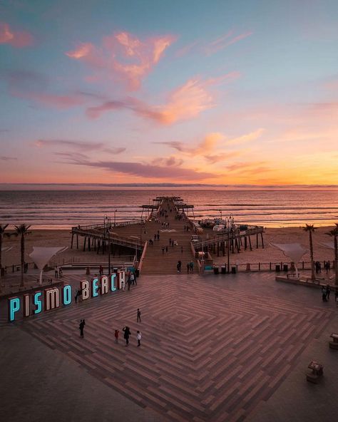 Ocean Pics, Pismo Beach California, San Luis Obispo California, California Coastline, Surf Vibes, Budget Vacation, Ocean Pictures, Pismo Beach, Vintage California