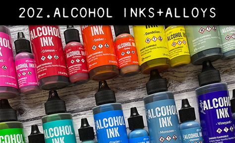 Tim Holtz Alcohol Ink Storage, Alcohol Ink Ideas Tutorials, Tim Holtz Distress Ink, Alcohol Ink Art, Alcohol Inks, Powerade Bottle, Distress Ink, Tim Holtz, Ink Color