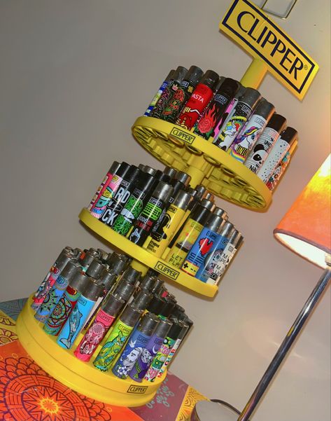 Clipper Lighter Display, Clipper Lighter Collection, Lighter Collection Display, Clipper Lighter, Wanna Call, Custom Lighters, Lighter Collection, Monster Crafts, Magic Herbs