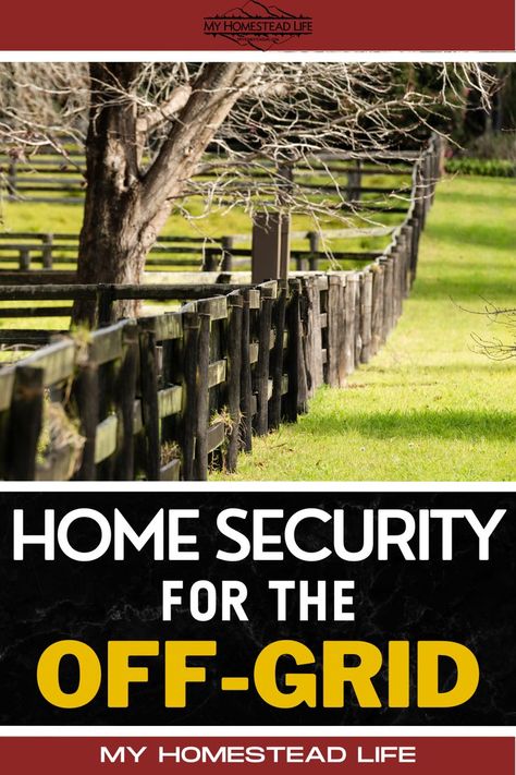 We all consider the safety of our homes and property homes no matter our location. Living off the grid can cause some issues in the context of security. Let's look at our options and find the most appropriate solution for your family and home. Home Security Ideas, Solar Camera, Best Home Security System, Living Off The Grid, Best Guard Dogs, Homestead Life, Home Security Camera Systems, Home Security Tips, Security Fence