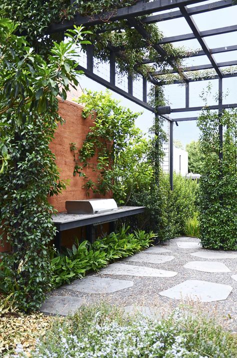 Terrace Cover, Cover Patio, Courtyard Gardens Design, Meteor Garden 2018, Garden Types, Patio Roof, Garden Architecture, Patio Interior, Garden Oasis