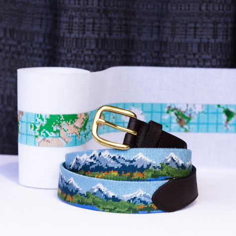 Needlepoint Belt Diy, Needlepoint Belts, Canvas Belt, High Pictures, Custom Belt, Products Design, Needlepoint Kits, Needlepoint Canvases, Preppy Style