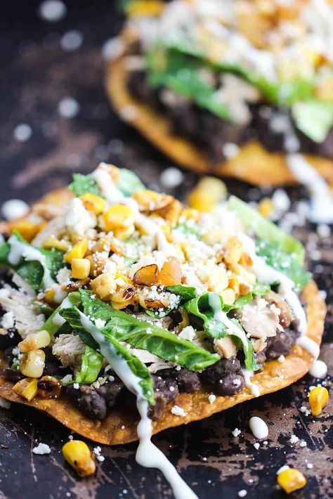 Tostadas Recipes, Tostada Recipe, Tostada Recipes, Chicken Tostadas, Summer Foods, Classic Recipes, Quick Cooking, Inspired Recipes, Mexican Dishes