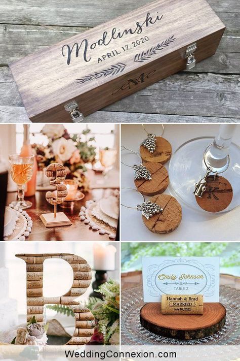 Hosting a chocolate and wine themed wedding is a delicious way to create a truly memorable event. It makes for a unique way to add a touch of elegance and sweetness to your big day. Find everything you need to plan the perfect chocolate and vino-inspired wedding at WeddingConnexion.com Wine Wedding Theme, Personalized Chocolate Wedding Favors, Wine Themed Wedding, Wine Cork Wedding, Wine Theme Wedding, Whiskey Barrel Wedding, Elegant Wedding Ideas, Cork Wedding, Wine Bottle Charms